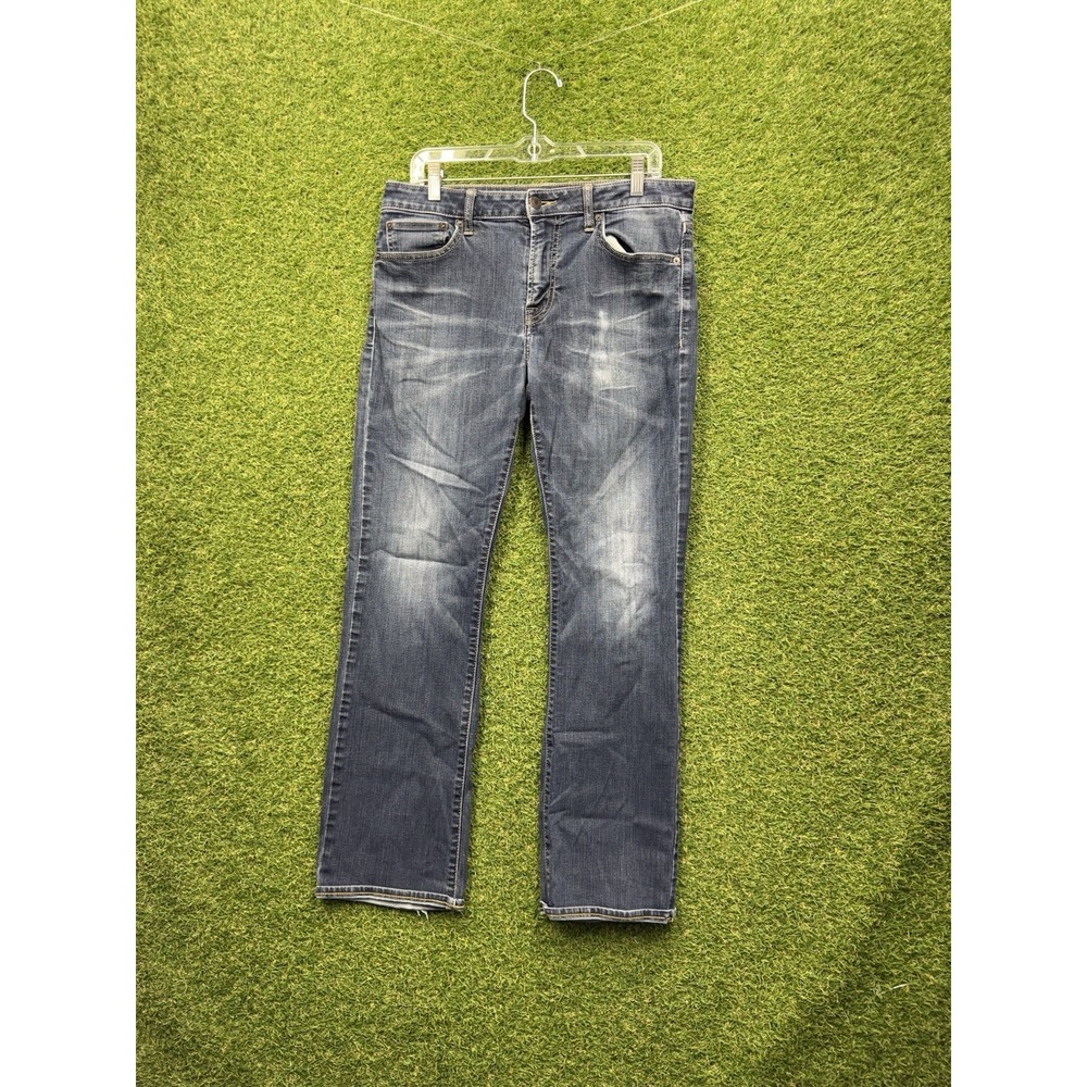 American Eagle Jeans Mens 32x32 Boot Cut Dark Wash Stretch Denim Casual y2k